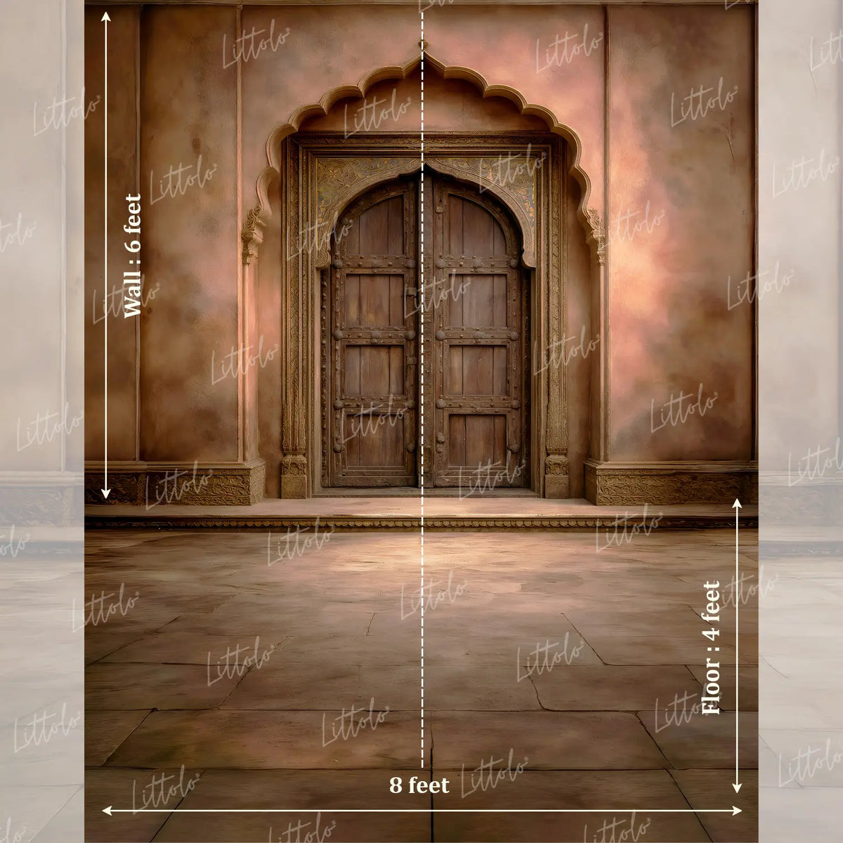 LB1614 Classic Maharaja Entrance Maternity Backdrop