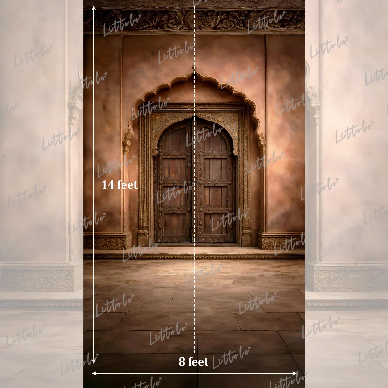 LB1614 Classic Maharaja Entrance Maternity Backdrop