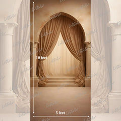LB1616 Graceful Veil Arch Maternity Backdrop