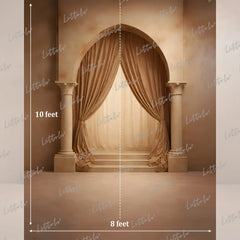 LB1616 Graceful Veil Arch Maternity Backdrop