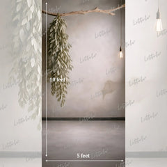 LB1619 Minimalist Rustic Hanging Branch Maternity Backdrop