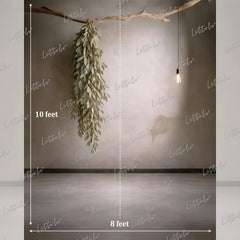 LB1619 Minimalist Rustic Hanging Branch Maternity Backdrop