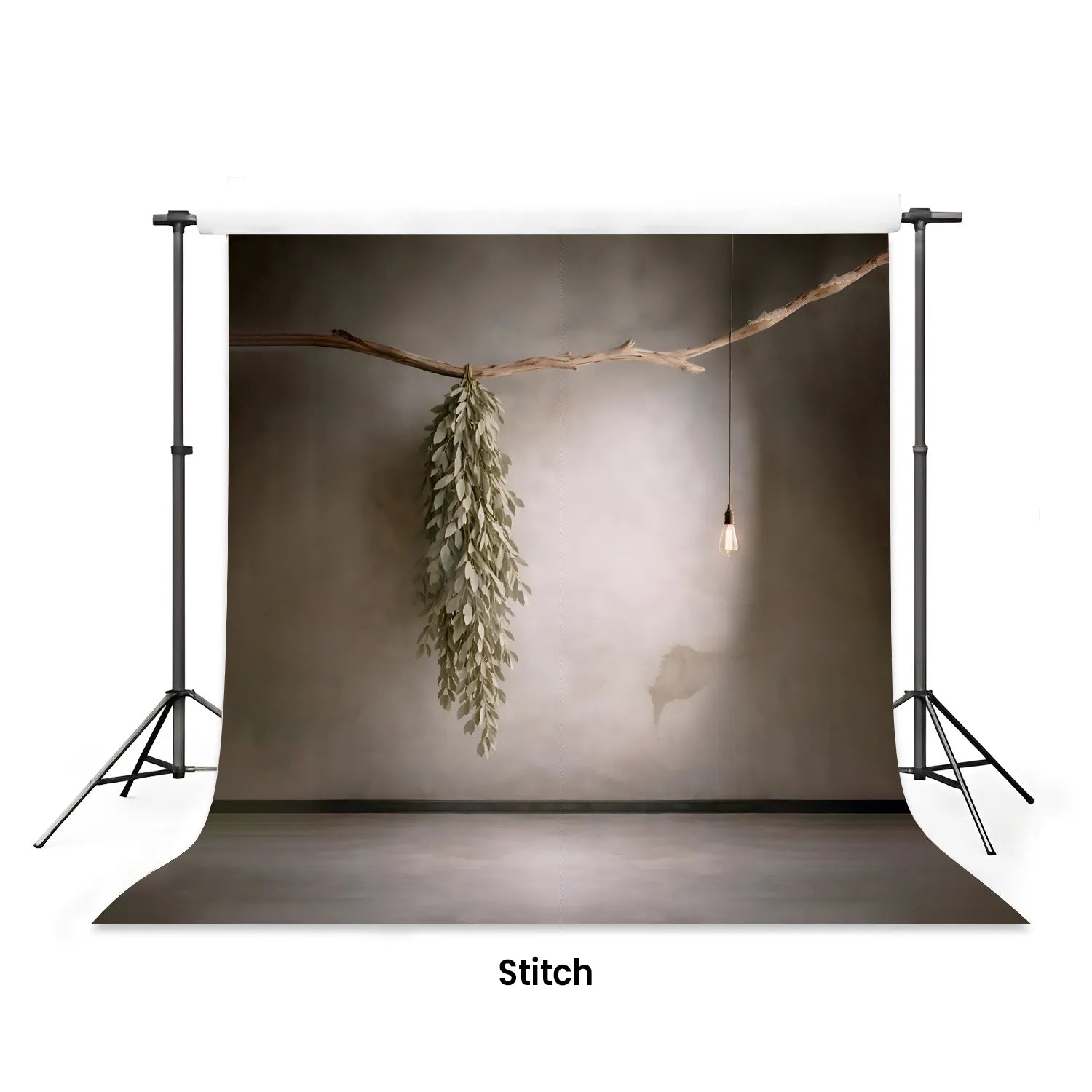 LB1619 Minimalist Rustic Hanging Branch Maternity Backdrop