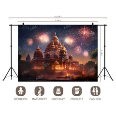 LB1622 Festivals and Seasons Lord Ram Backdrop