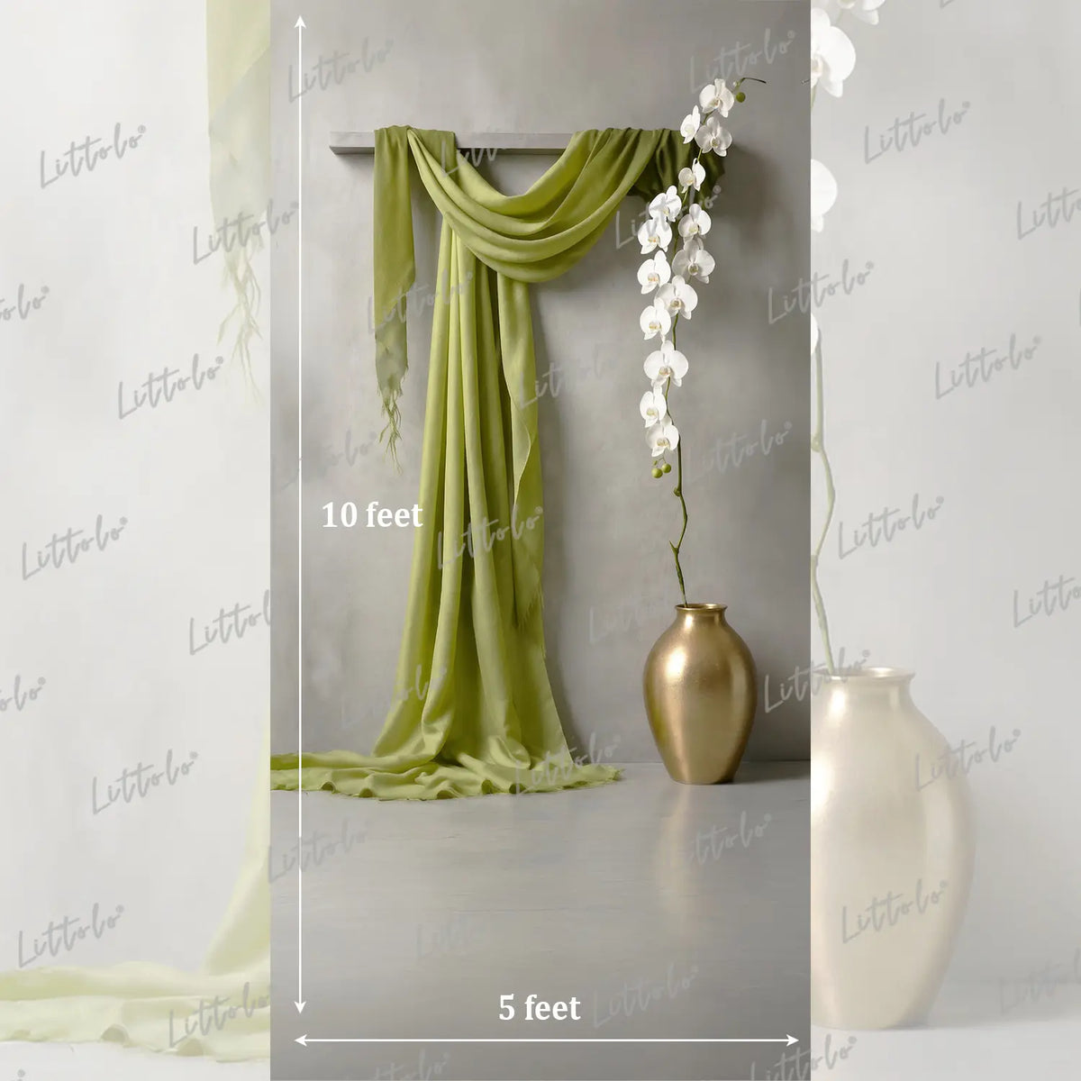 LB1628 Olive Grace Minimal Setup Maternity Backdrop