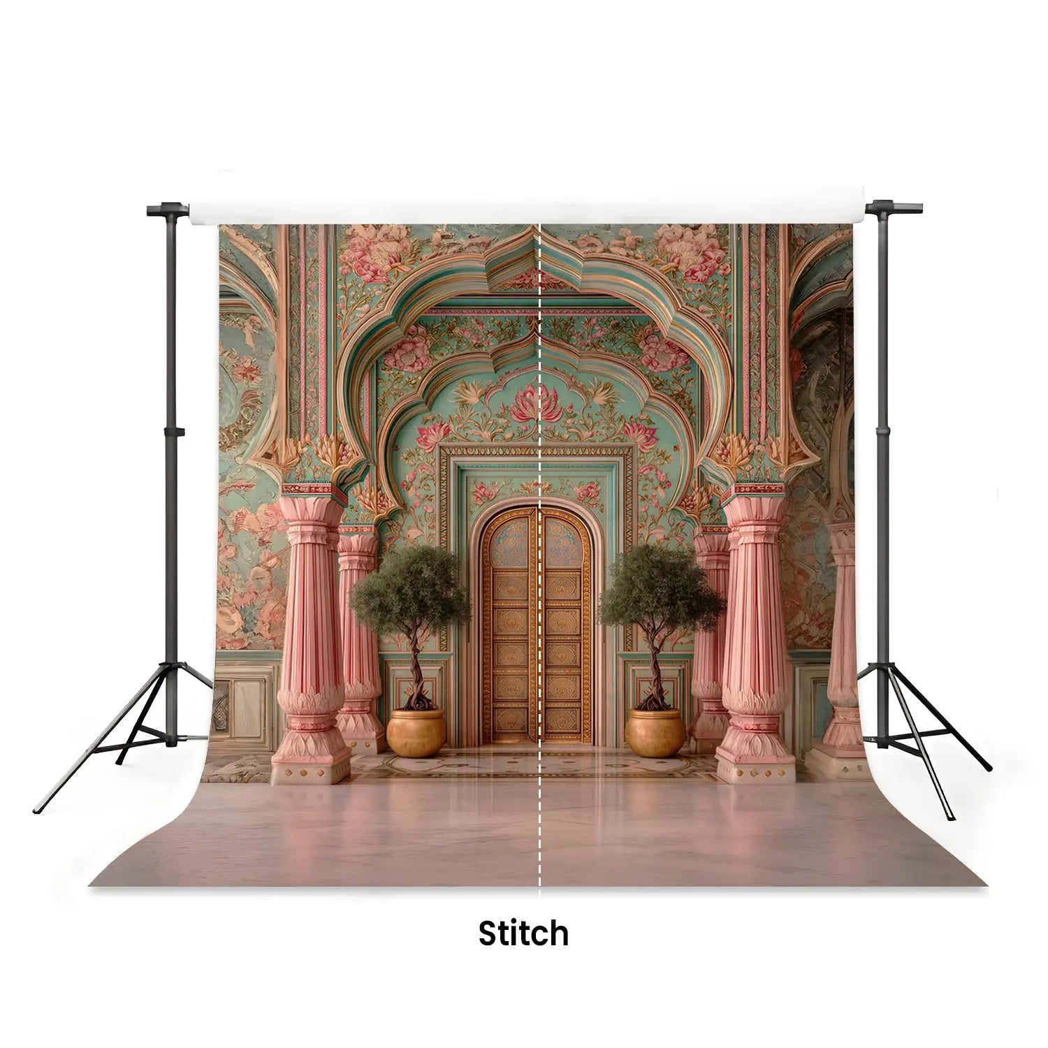 LB1629 Royal Pastel Palace Arch Maternity Backdrop