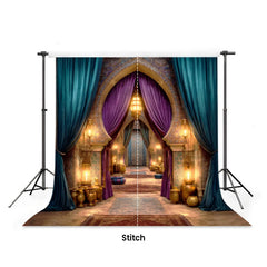 LB1631 Moroccan Arabian Theme Maternity Backdrop