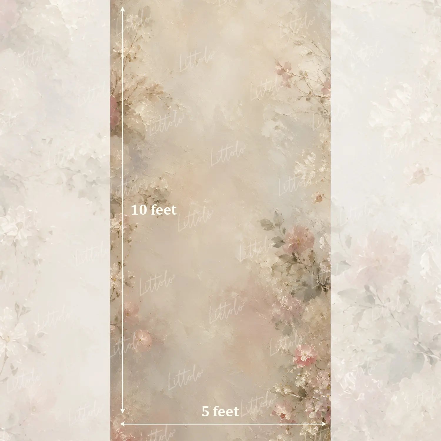 LB1635 Pastel Petal Symphony Maternity Backdrop