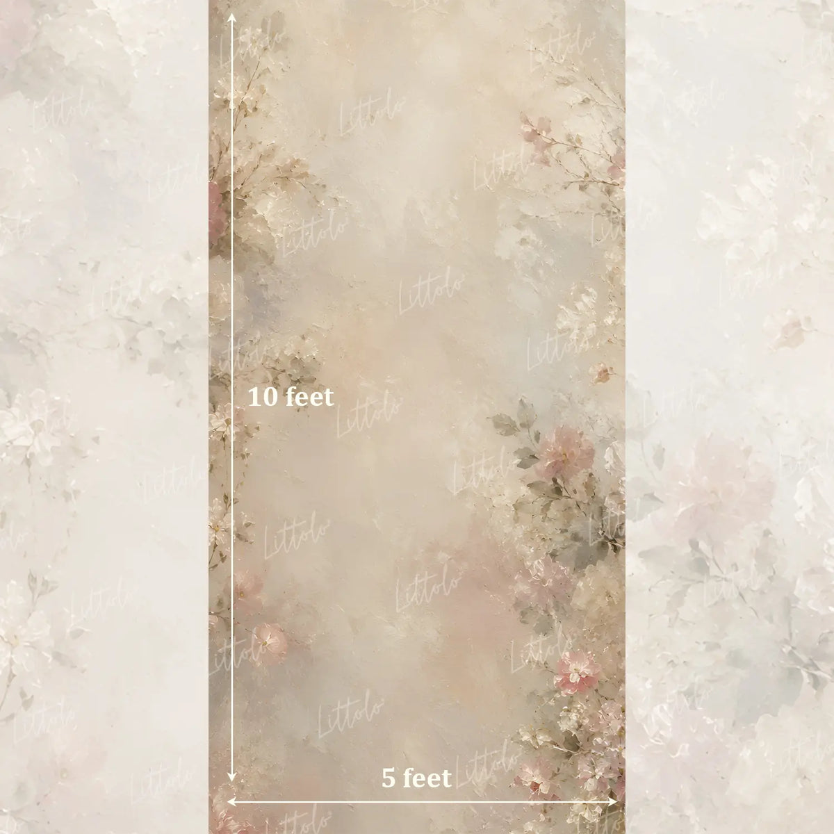 LB1635 Pastel Petal Symphony Maternity Backdrop