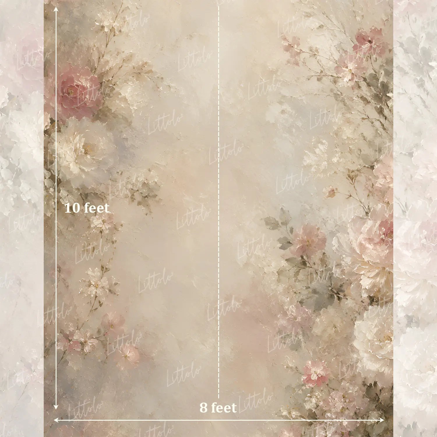 LB1635 Pastel Petal Symphony Maternity Backdrop
