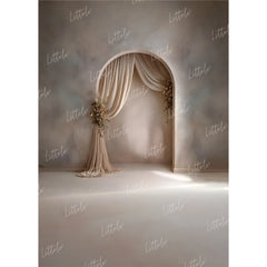 LB1636 Ivory Veil Archway Maternity Backdrop