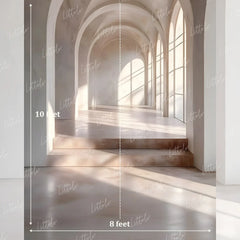 LB1638 Luminous Elysian Corridor Maternity Backdrop