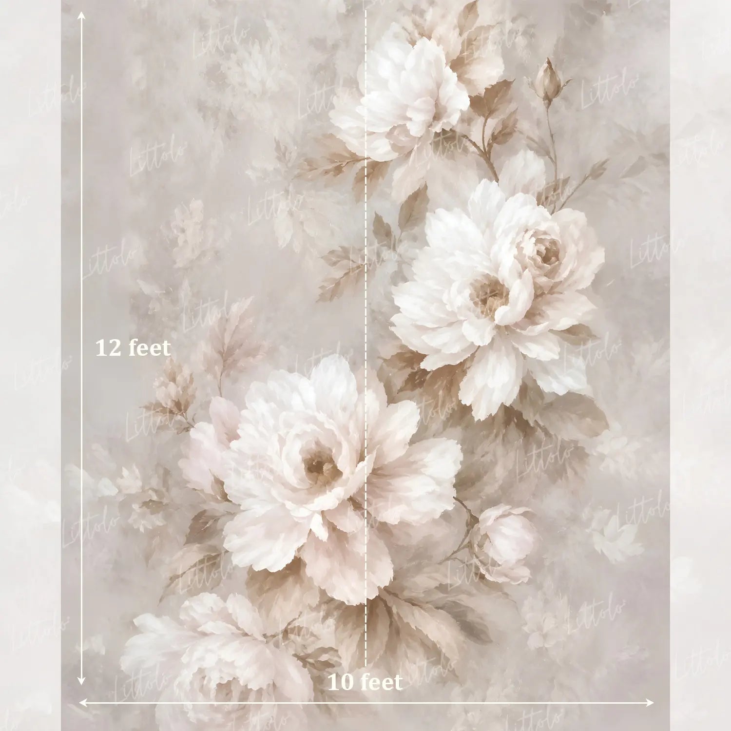 LB1639 Heirloom Bloom Maternity Backdrop