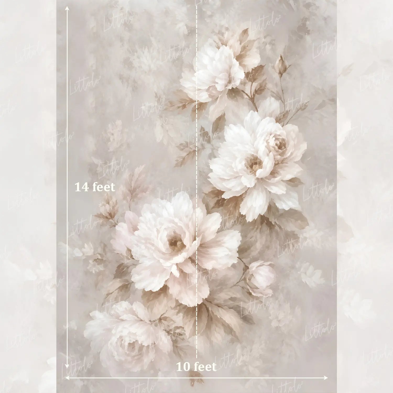 LB1639 Heirloom Bloom Maternity Backdrop