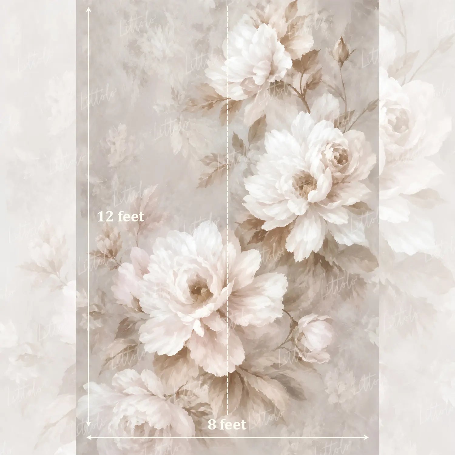 LB1639 Heirloom Bloom Maternity Backdrop