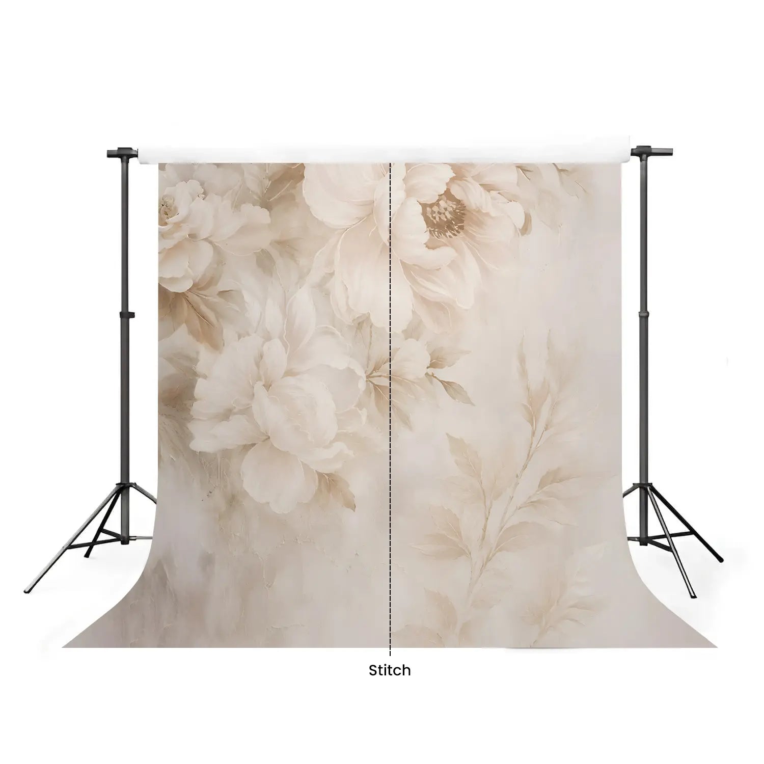 LB1640 Elegant Peony Flower Maternity Backdrop