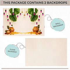 LB1641C Vrindavan Bliss Janmashtami Floor & Wall Duodrop (2 Pcs)