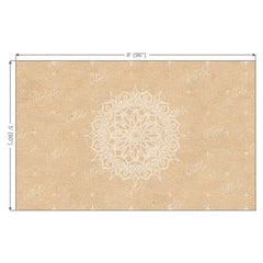 LB1643F Village Mud Courtyard Rangoli Floor Backdrop