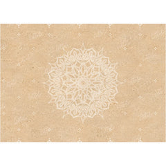 LB1643F Village Mud Courtyard Rangoli Floor Backdrop