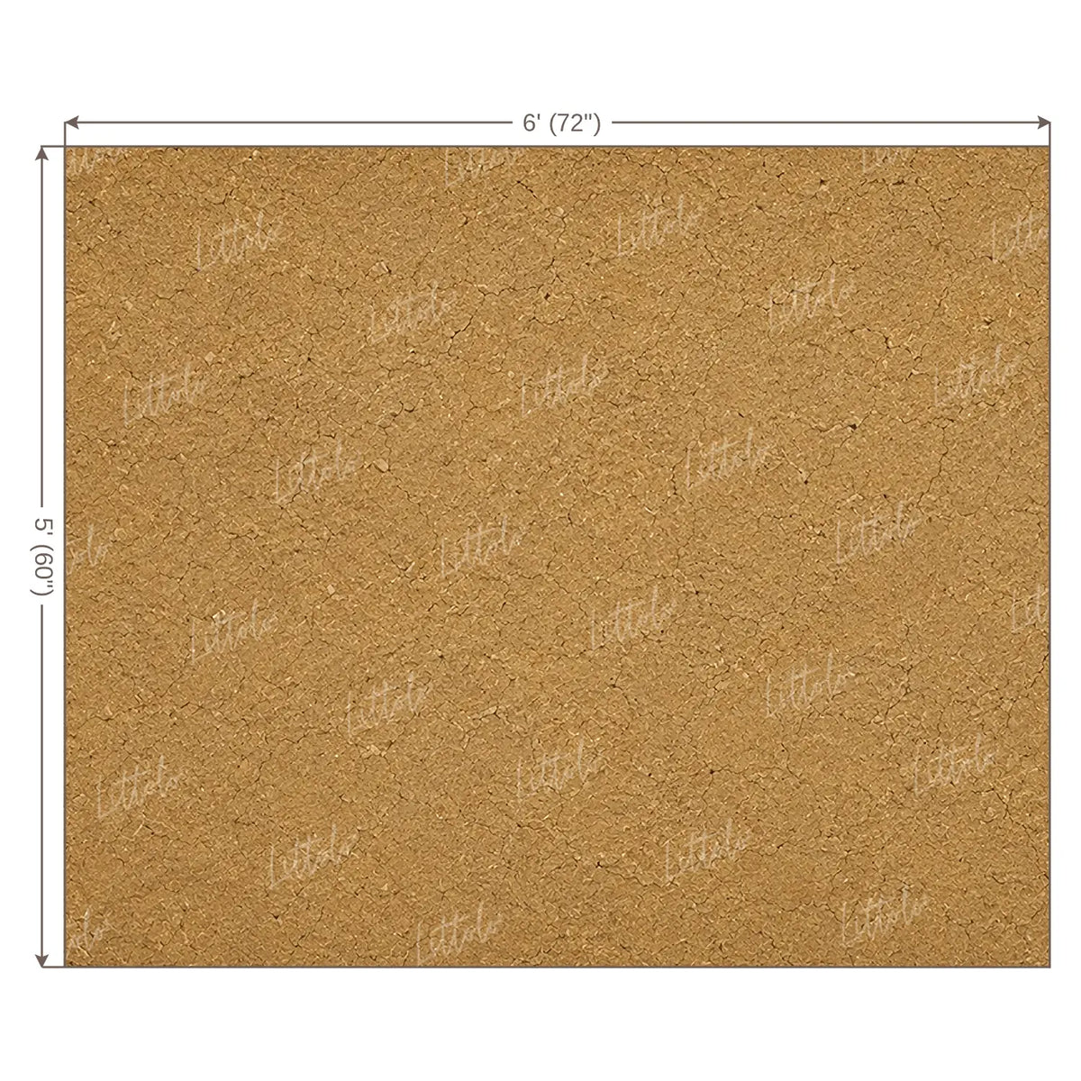 LB1646F Traditional Village Mud Floor Backdrop