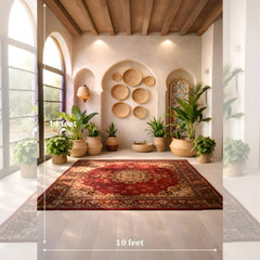 LB1649 Boho Heritage Interior Carpet Backdrop