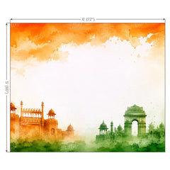LB1650 National Pride India Tricolor Backdrop