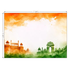 LB1650 National Pride India Tricolor Backdrop
