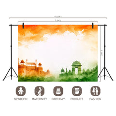 LB1650 National Pride India Tricolor Backdrop