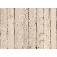 LB1657 Rustic Ivory Vertical Wooden Plank Backdrop