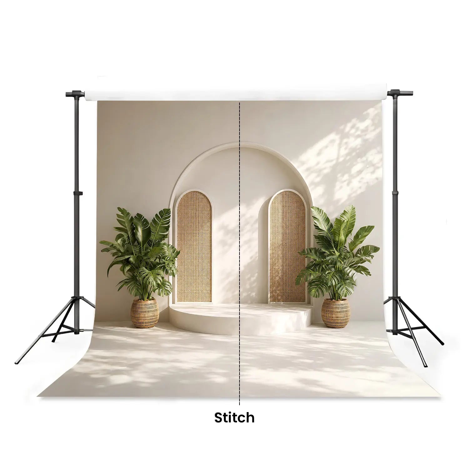 LB1660 Tropical Archway Retreat Maternity Backdrop