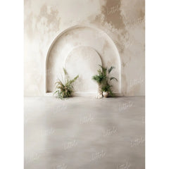 LB1661 Timeless Ivory Arch Maternity Backdrop