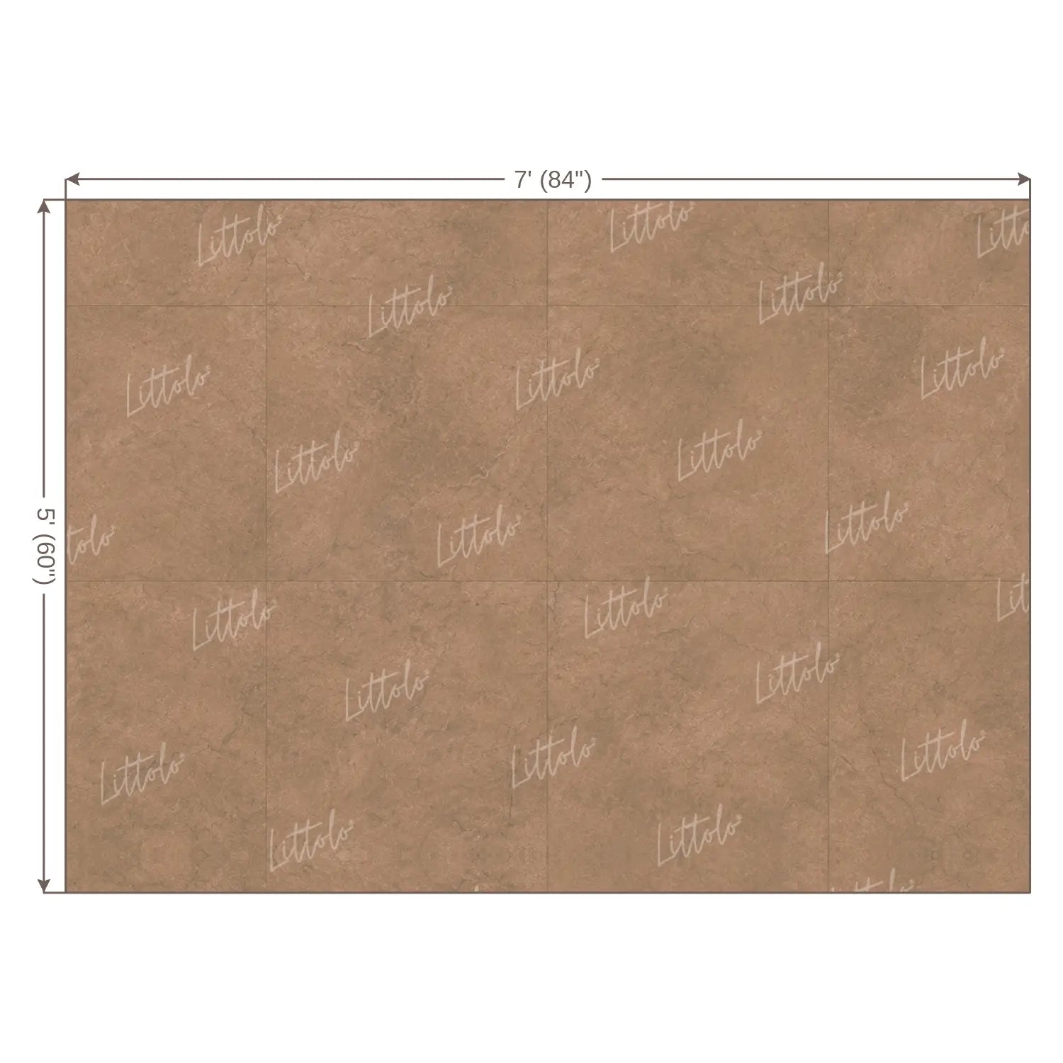 LB1664F Warm Taupe Travertine Floor Backdrop