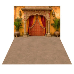 LB1664C Royal Navratri Garba Darbar Floor & Wall Duodrop (2 Pcs)