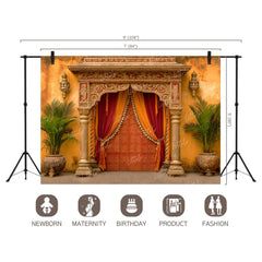 LB1664C Royal Navratri Garba Darbar Floor & Wall Duodrop (2 Pcs)
