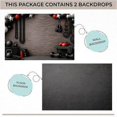 LB1667C Champions Boxing Club Floor & Wall Duodrop (2 Pcs)