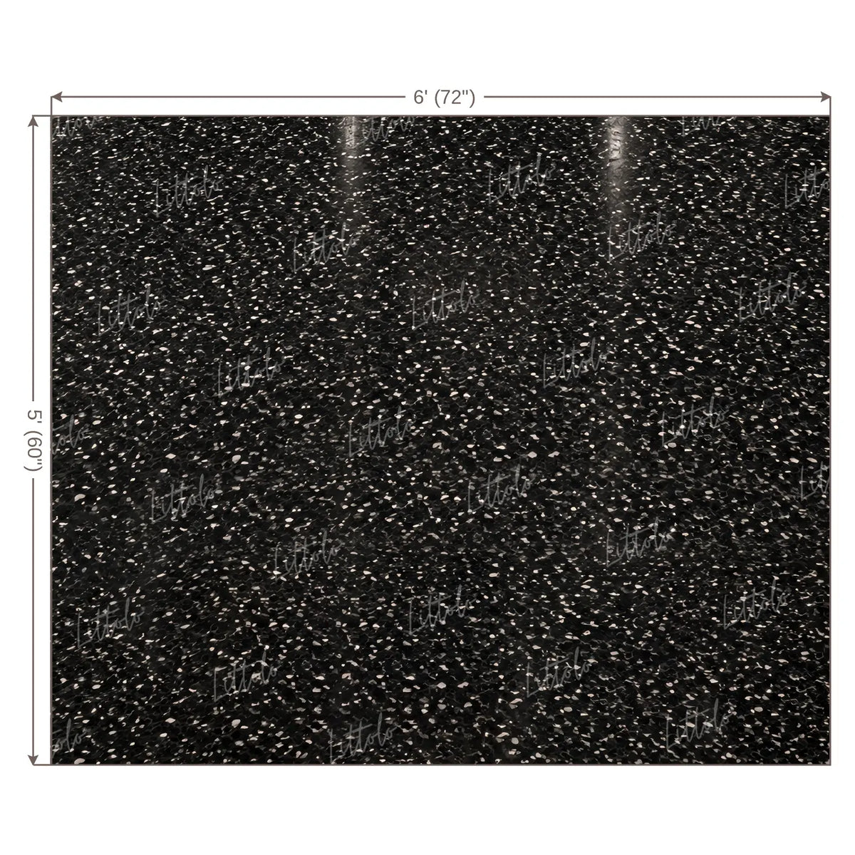 LB1668F Dark Black Stone Texture Backdrop
