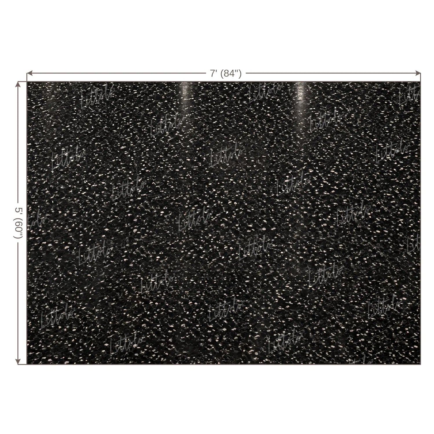 LB1668F Dark Black Stone Texture Backdrop