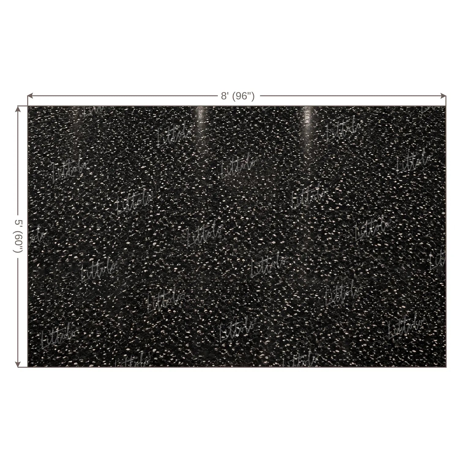 LB1668F Dark Black Stone Texture Backdrop