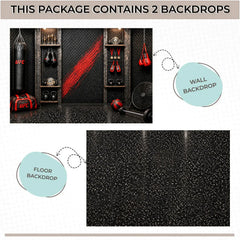 LB1668C Champions Boxing Club Floor & Wall Duodrop (2 Pcs)