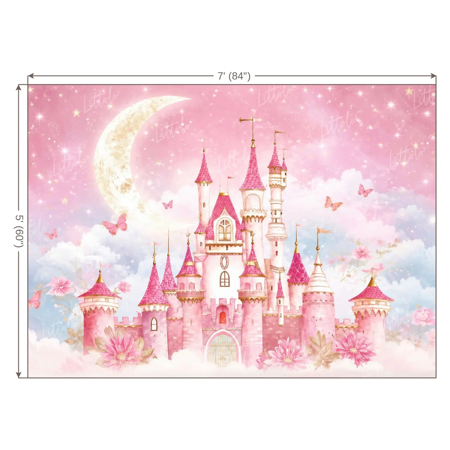 LB1670W Fairy Tale Wall Backdrop