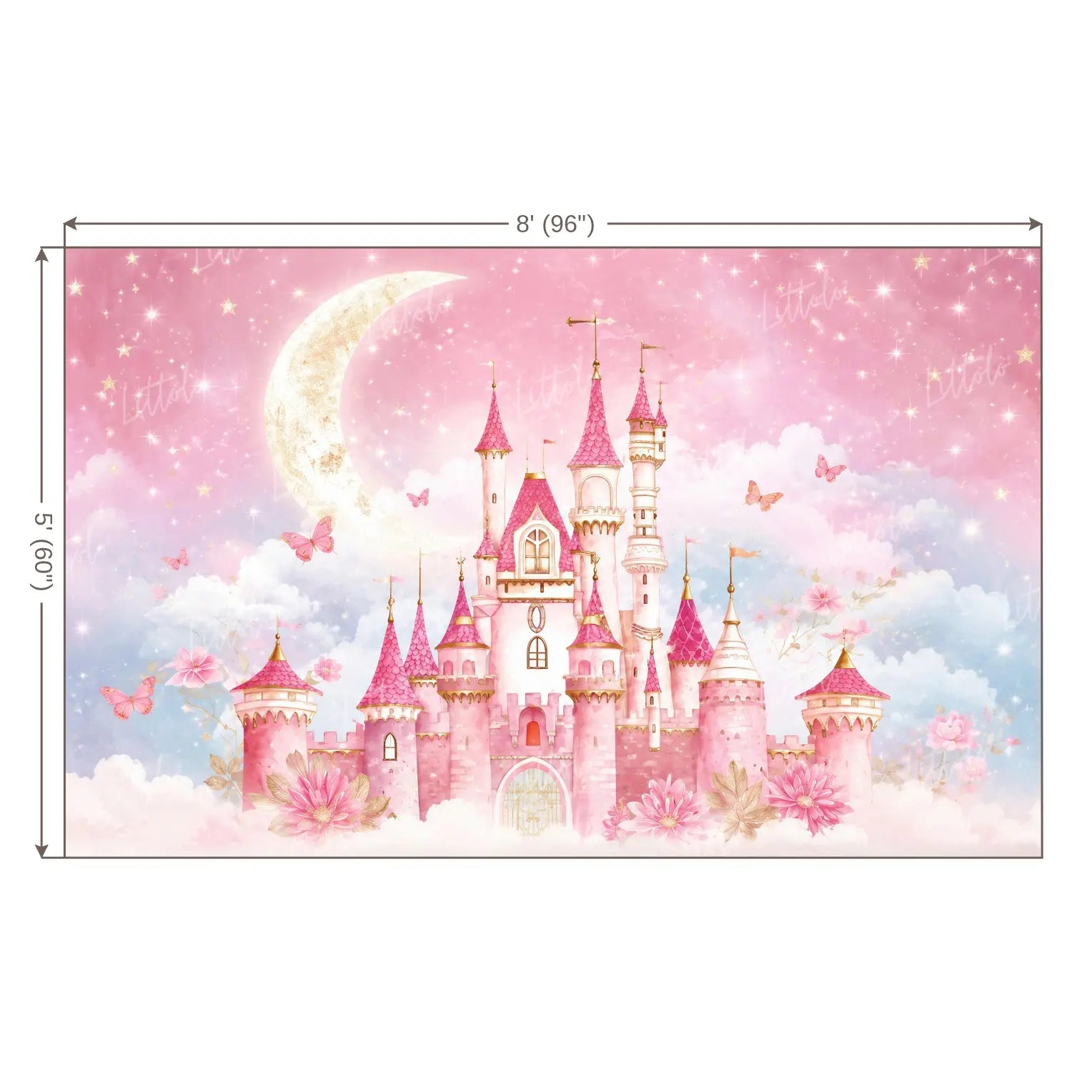 LB1670W Fairy Tale Wall Backdrop