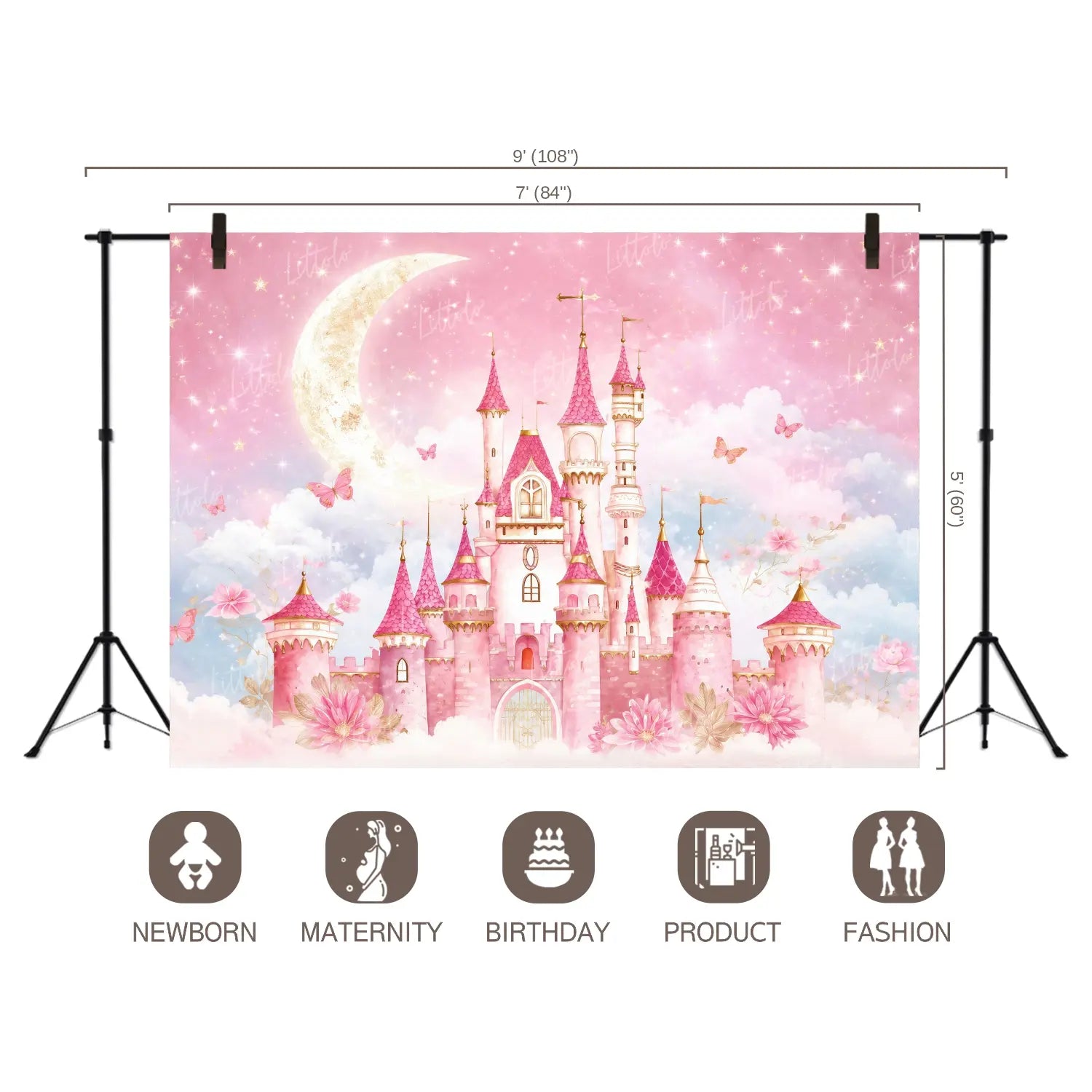 LB1670W Fairy Tale Wall Backdrop
