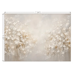 LB1675 Gainsboro Floral Backdrop