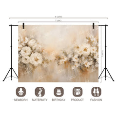 LB1681 Driftwood Floral Backdrop
