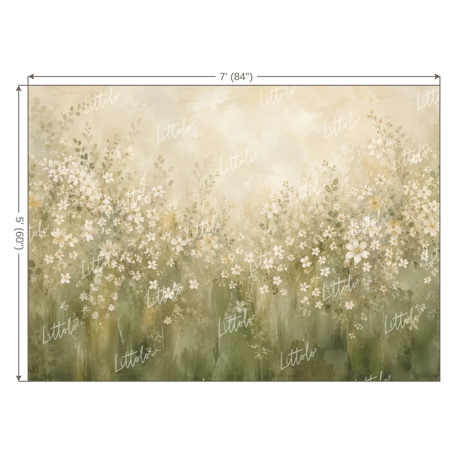 LB1685 Hemlock Floral Backdrop