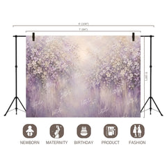 LB1690 Dreamy Lavender Blooms Backdrop