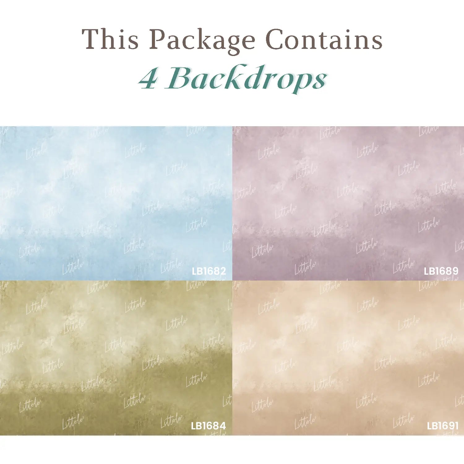 LB1705 Dark Shades texture Newborn Backdrop Combo