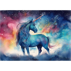 LB0676 Unicorn Theme Backdrop