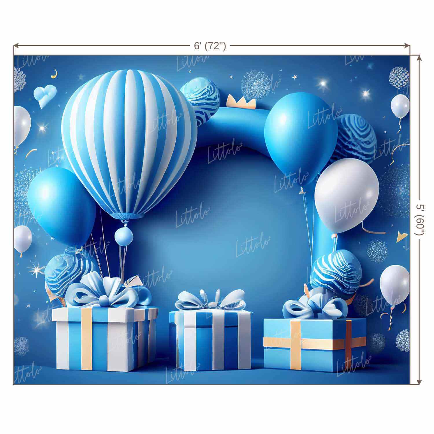 LB0730 Birthday Decor Backdrop