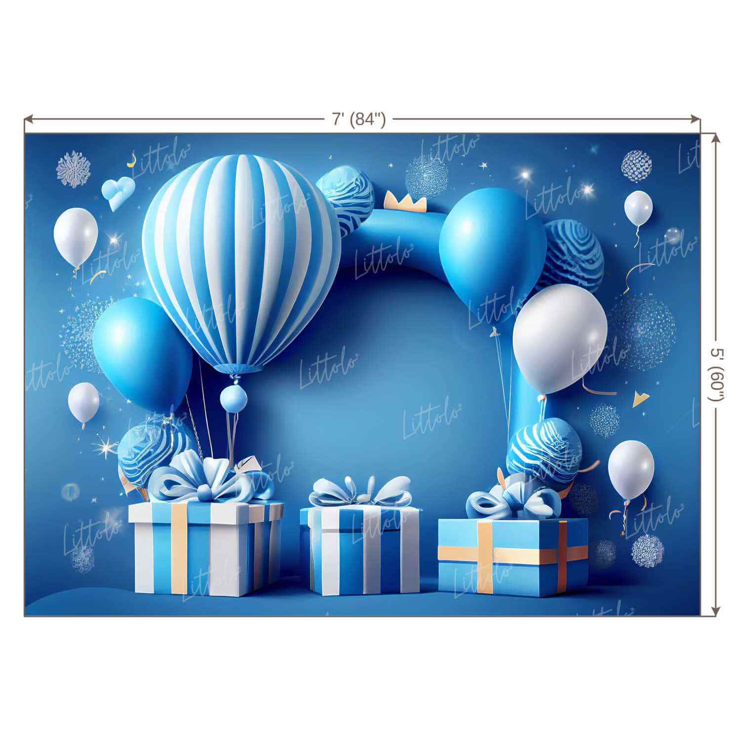 LB0730 Birthday Decor Backdrop